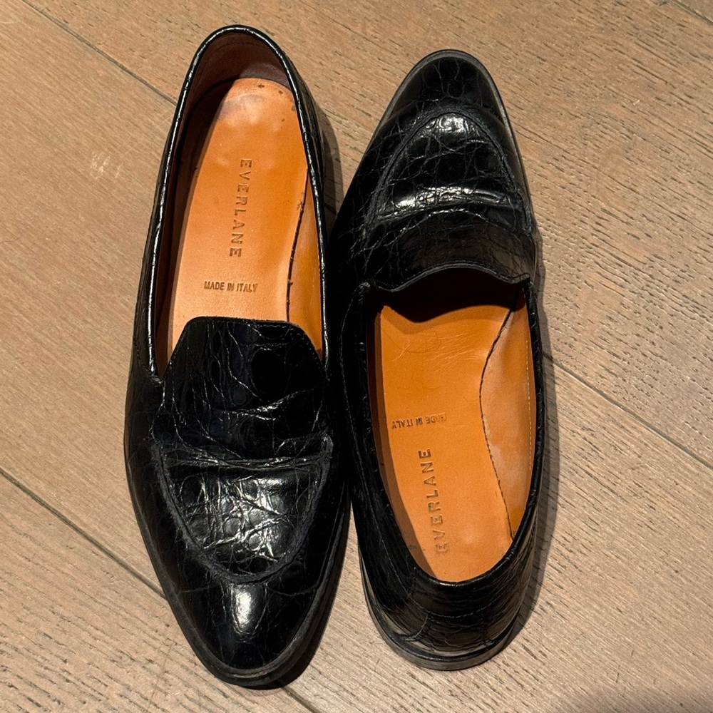 Everlane black loafers size 7.5